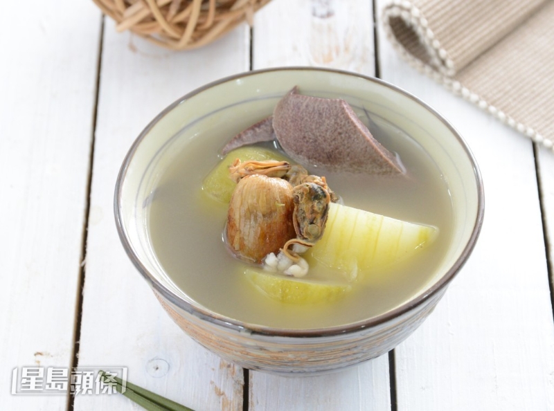節瓜淡菜豬橫脷湯