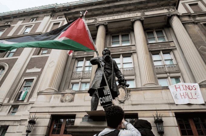 美校園挺巴運動升級 美校園挺巴運動升級