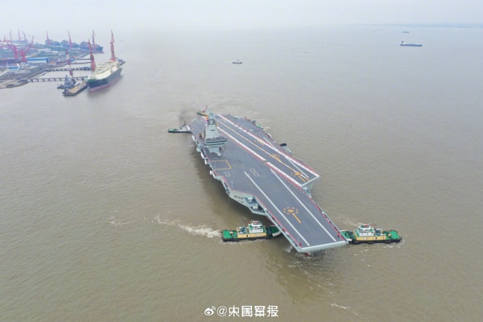 福建艦出海最新圖片曝光4