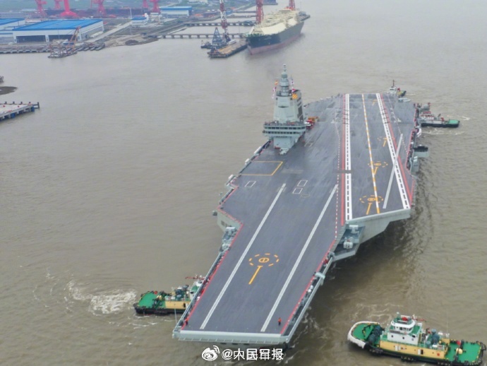 福建艦出海最新圖片曝光3