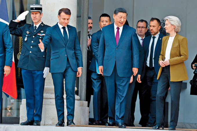 中法歐領導人三方會晤 中法歐領導人三方會晤