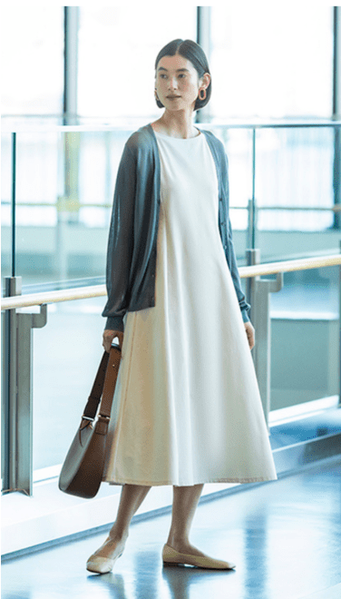 女裝AIRism弾性連身裙 女裝AIRism弾性連身裙