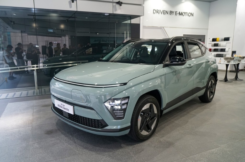 第二代KONA Electric純電動SUV備有一式兩款選擇。