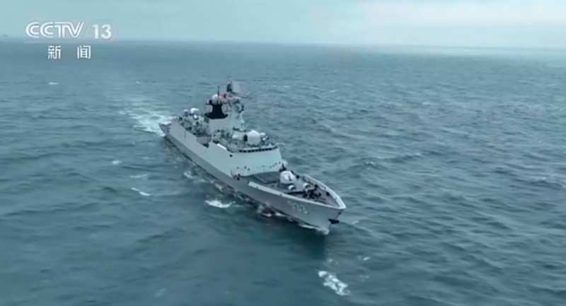 環臺軍演解放軍艦畫面曝光 環臺軍演解放軍艦畫面曝光