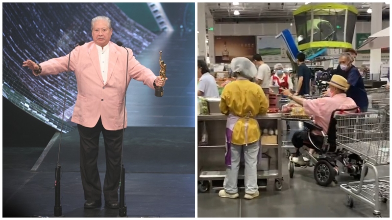 洪金寶深圳逛超市 洪金寶深圳逛超市