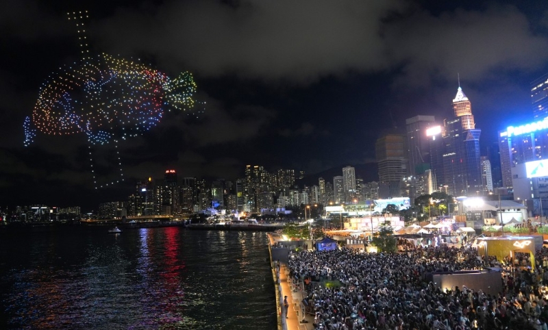 端午節無人機表演晚上舉行。