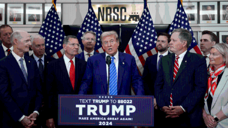 特朗普于國會山莊會晤共和黨員，為美國大選作準備。路透社