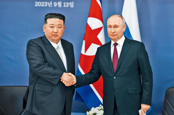 金正恩去年9月訪問俄羅斯