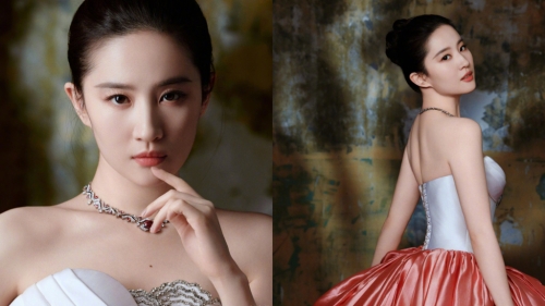 劉亦菲氣質清新脫俗，網贊完美基因遺傳媽。