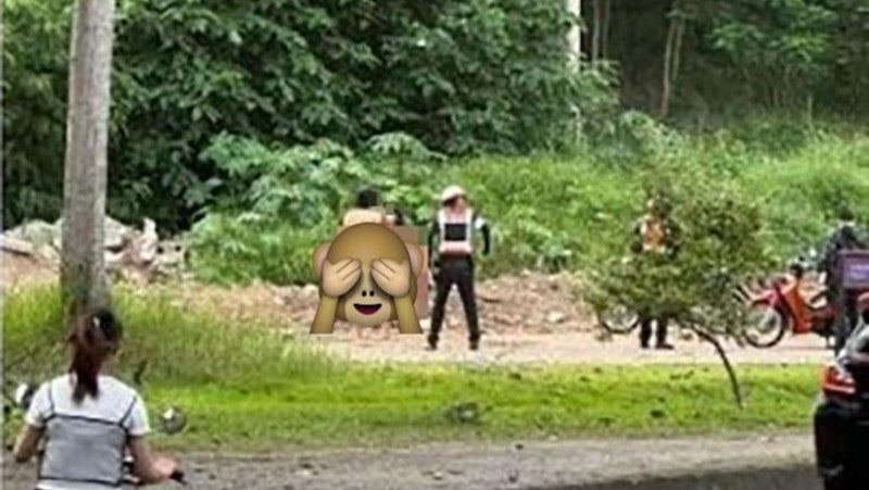 一對中國情侶日前到泰國旅游時，竟然當眾全裸街上性交。 X平臺