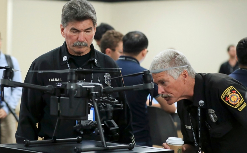 美國民間廣泛使用中國制造的大疆無人機 美國民間廣泛使用中國制造的大疆無人機