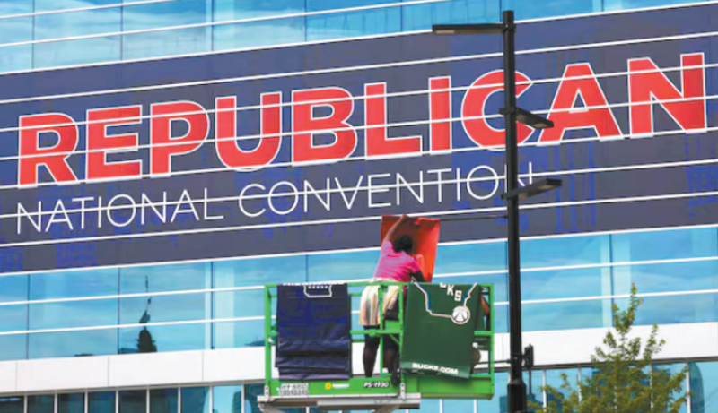 特朗普會在18日接受提名，正式成為共和黨總統候選人。