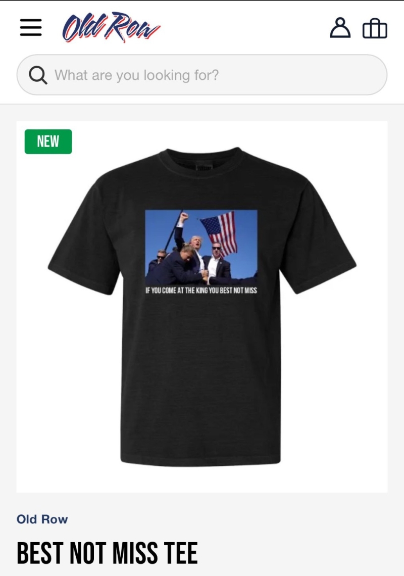 X平臺上陸續有事件相關商品發售。（X@stoolpresidente）
