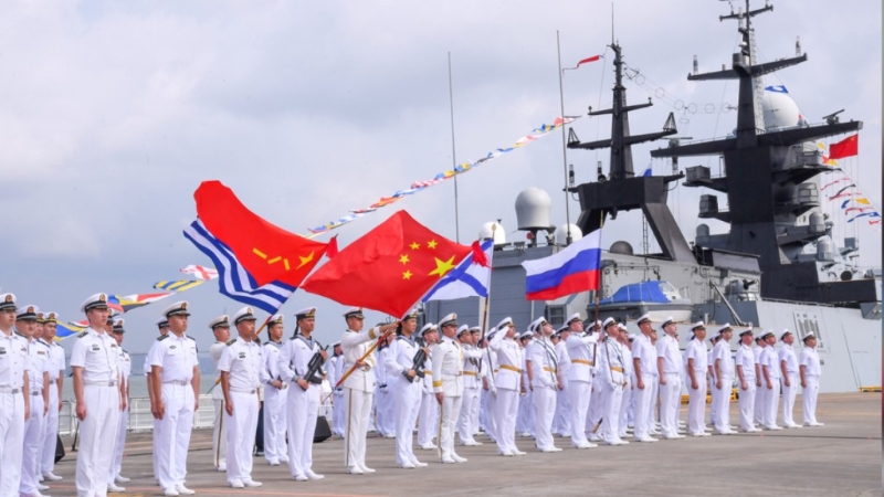 中俄“海上聯合-2024”演習，周日于廣東湛江某軍港開幕。