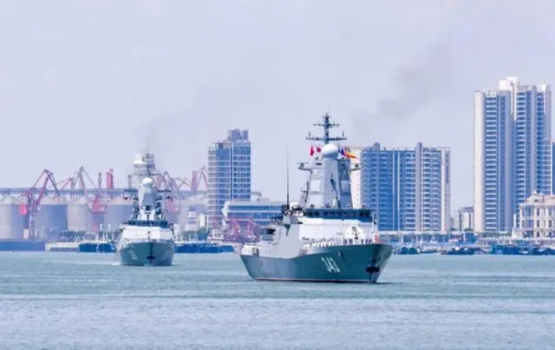 參與中俄“聯合海上-2024”軍事演習 參與中俄“聯合海上-2024”軍事演習