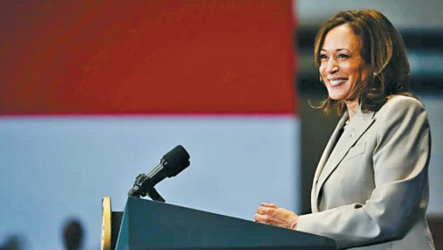 哈里斯安撫金主堅稱有勝算 哈里斯安撫金主堅稱有勝算