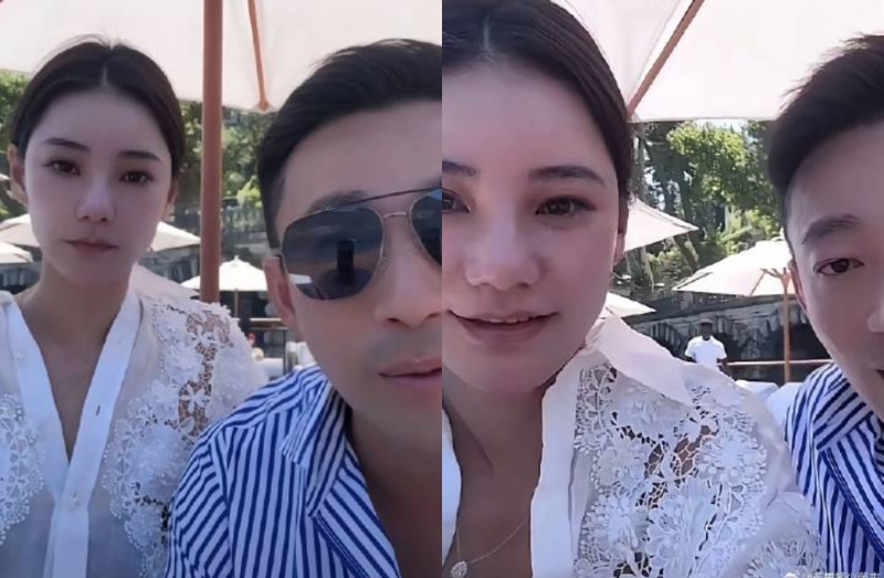 汪小菲老婆Mandy無濾鏡真面目（右）曝光。