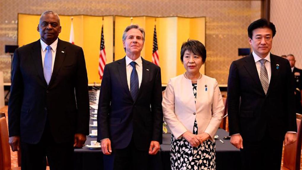 美國與日本外相與防長“2+2”會議 美國與日本外相與防長“2+2”會議