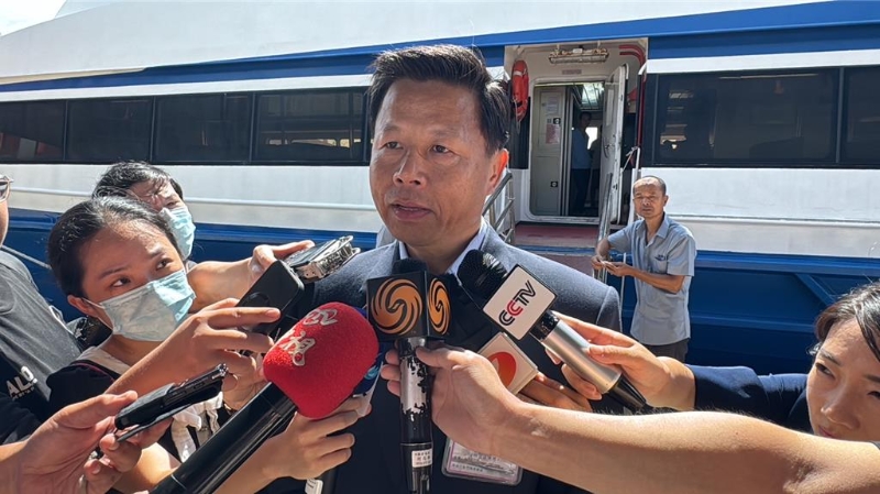 金門「0214漁船翻覆事件」海巡署副署長謝慶欽30日下午受訪回應。