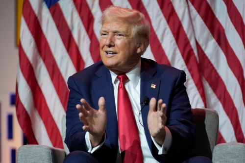 美國前總統特朗普。 美聯社