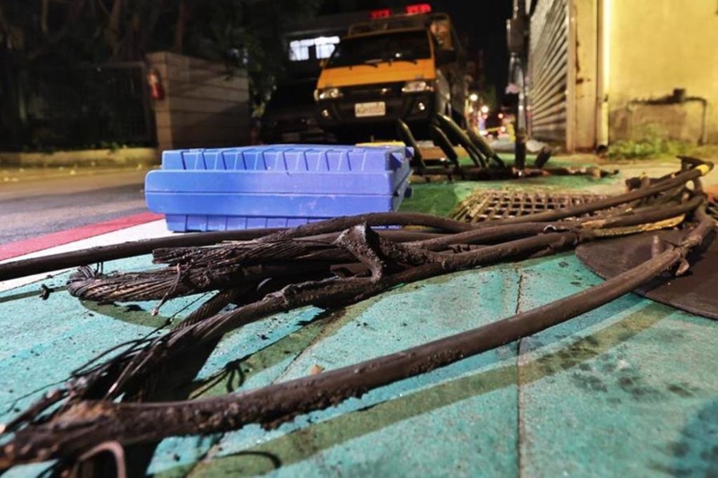 臺北市市民大道四段7月時曾連日停電 臺北市市民大道四段7月時曾連日停電