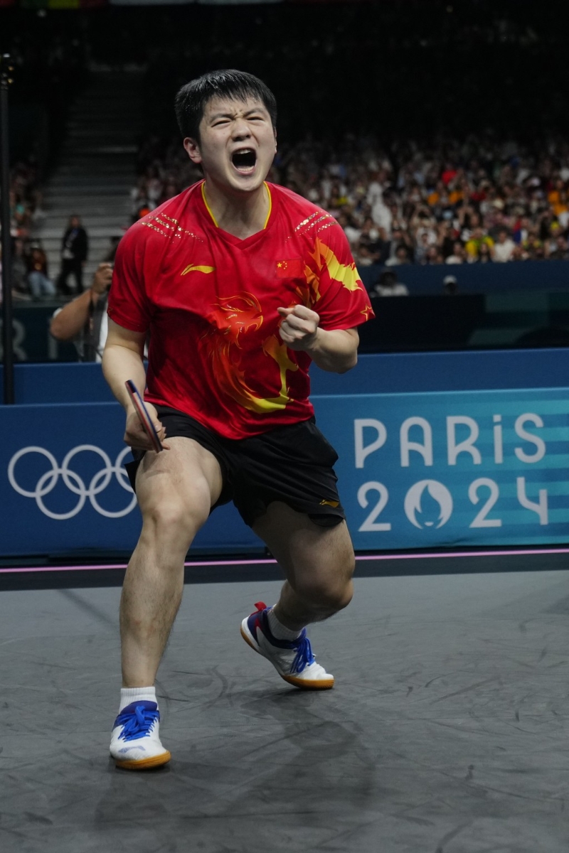 樊振東奪巴黎奧運乒乓男單金牌。