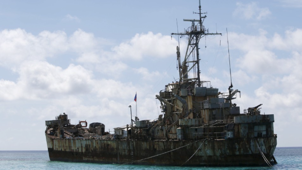 菲律賓坐灘軍艦已加固 菲律賓坐灘軍艦已加固