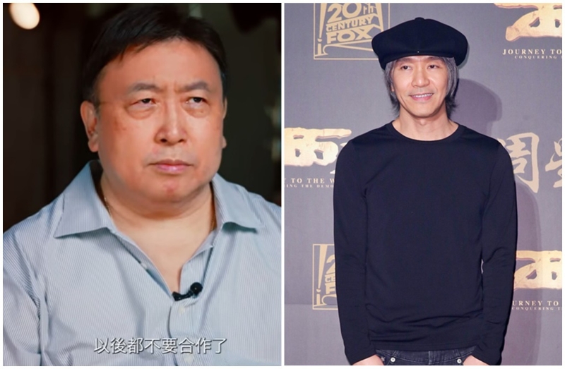 王晶開嗆周星馳：“以后都不要合作了”。 （王晶笑看江湖YT、中時資料照）