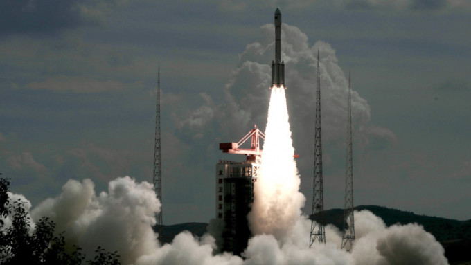 中國版星鏈首發成功,18顆衛星順利進入軌道。中新社 中國版星鏈首發成功,18顆衛星順利進入軌道。中新社