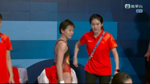 中國跳水猛將全紅嬋不負眾望為中國隊奪得金牌。