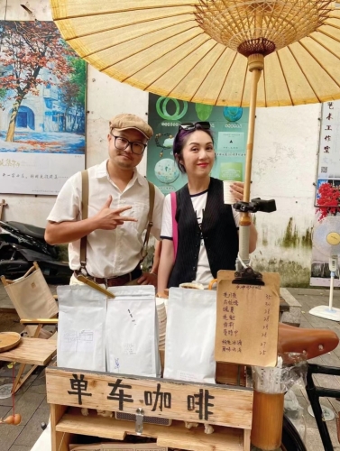 2. 赤坎老街 楊千嬅打卡美食，包括老街咖啡。圖片來源：小紅書@時光集物