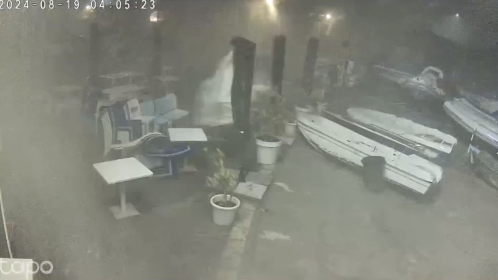 強風在凌晨4時許突然來襲 強風在凌晨4時許突然來襲