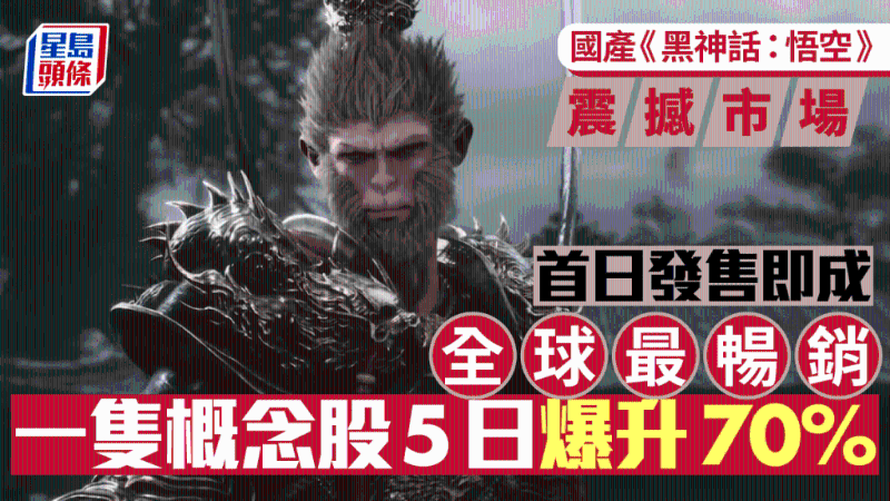 《黑神話:悟空》震撼市場 《黑神話:悟空》震撼市場