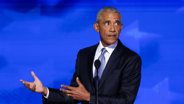 奧巴馬為哈里斯站臺 奧巴馬為哈里斯站臺