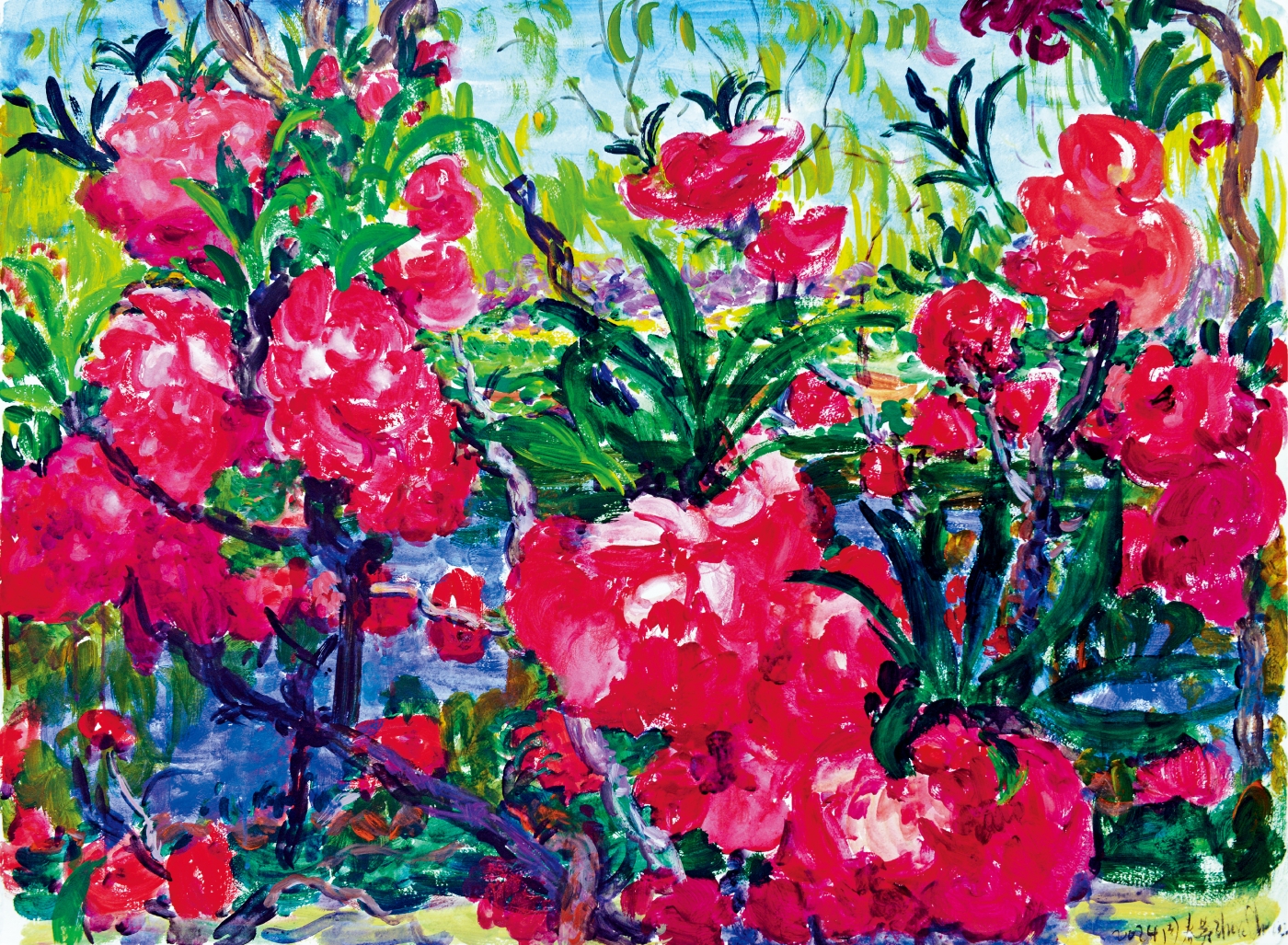 《千葉桃花勝百花》