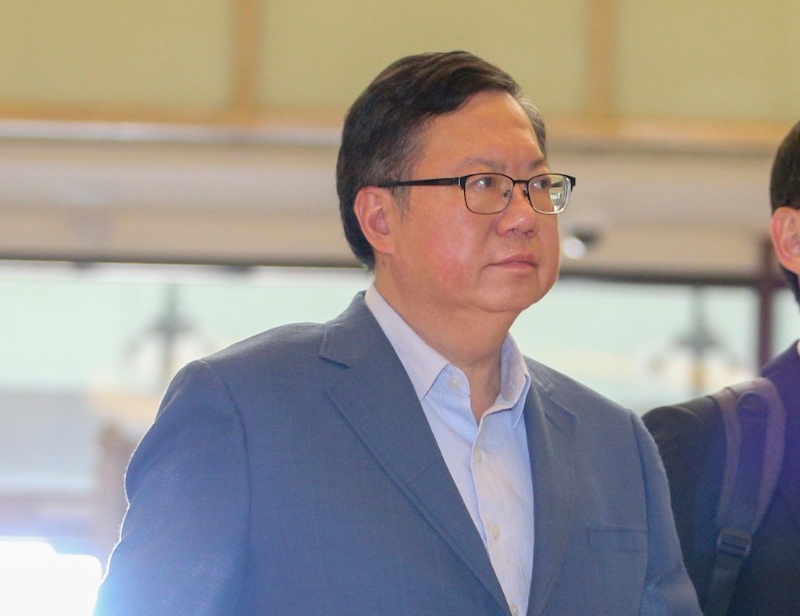 前桃園市長鄭文燦。中時資料照