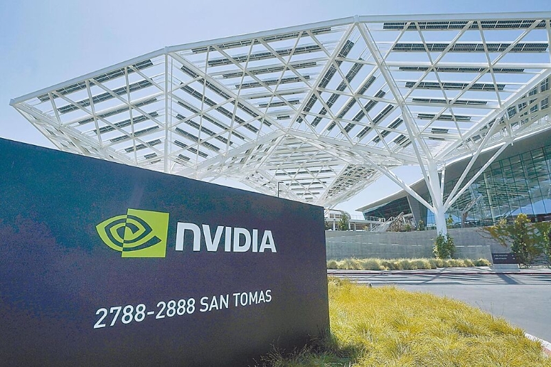 英偉達。美聯社