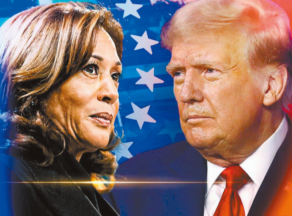 哈里斯特朗普總統大選進入沖刺階段 哈里斯特朗普總統大選進入沖刺階段