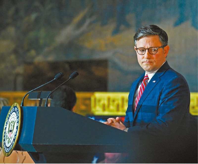 眾院議長約翰遜。