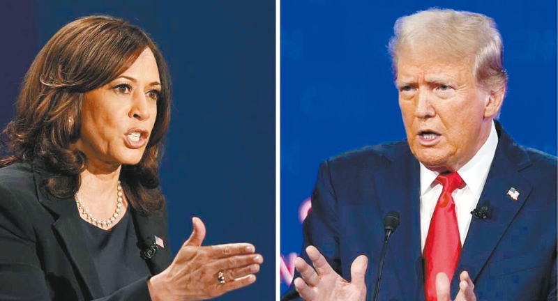 哈里特特朗普大選趨于白熱化 哈里特特朗普大選趨于白熱化