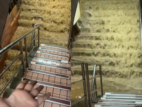 宿舍變瀑布 宿舍變瀑布