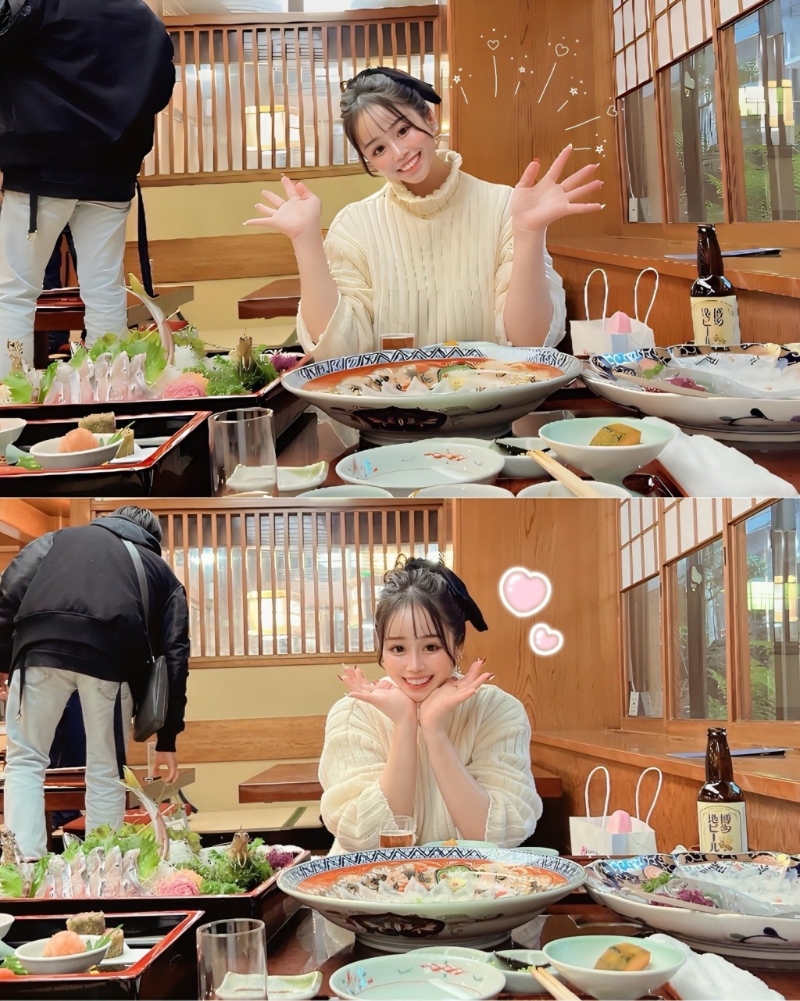 一名日本年輕女網紅，近日掀起網絡熱話。