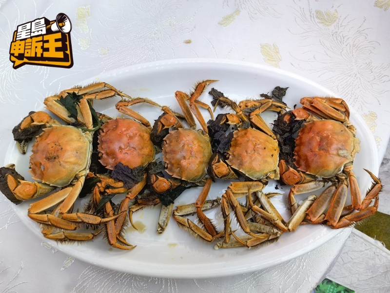 2.8兩的江蘇公蟹味道厚滑，惟太過少膏。