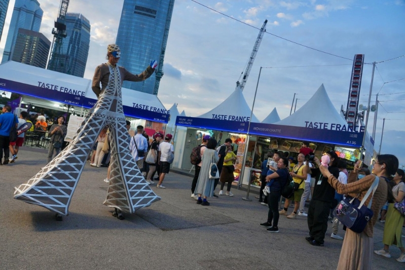 活動現場有表演。