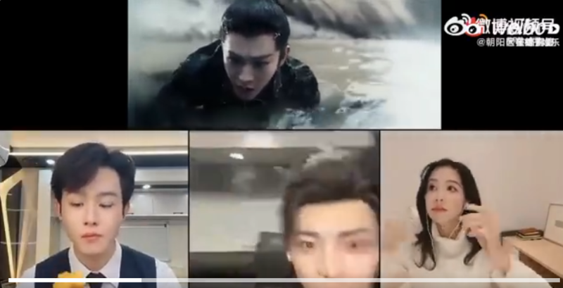 陳都靈直播時工作人員突然大吼。