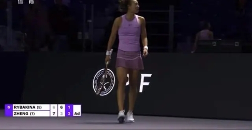 鄭欽文賽中失利 鄭欽文賽中失利