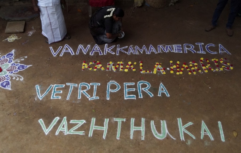 泰米爾納德邦是哈里斯外公的故鄉。（路透社）