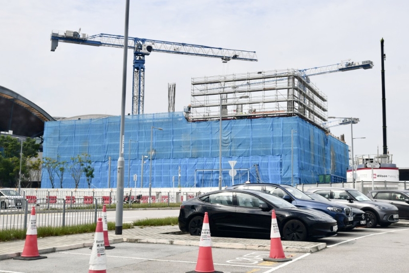 首期2000個停車位中約一半將劃作“粵車”使用。 陳浩元攝