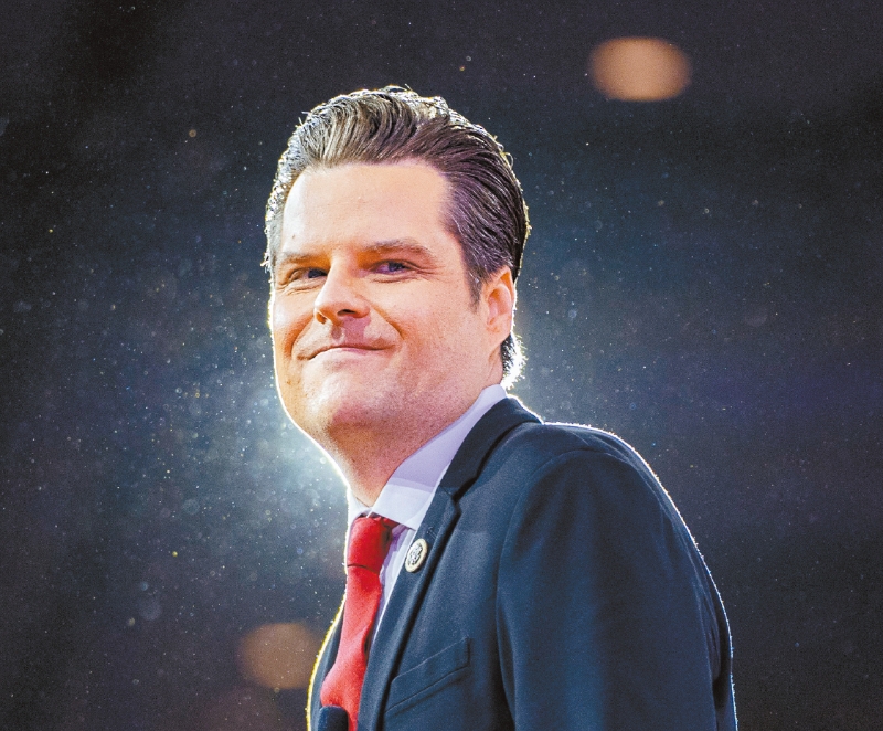 共和黨議員蓋茨。