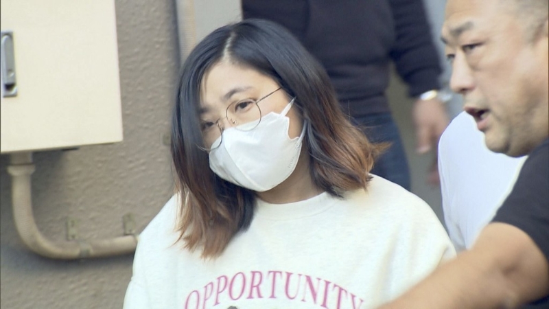 被捕人陳立鳳。 日本新聞截圖